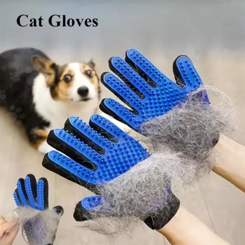 Pet Supplies App - قفاز تمشيط شعر الحيوانات الأليفة، قفاز
