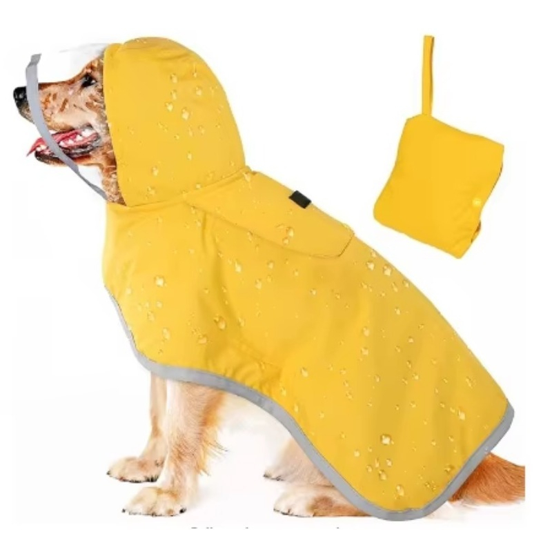 معطف واقٍ من المطر للكلاب مطبو - مراجعة Dog Raincoat وسعره