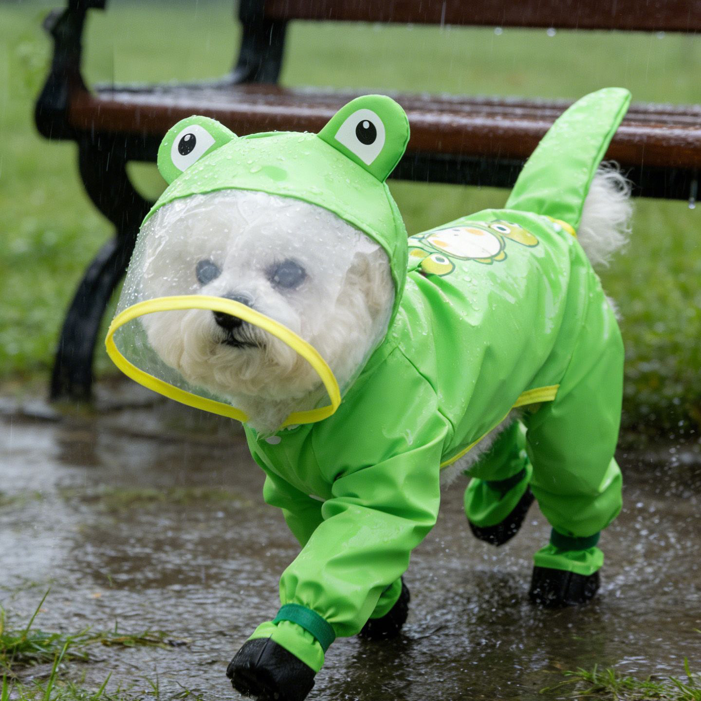 معطف واقٍ من المطر للكلاب بأرب - مراجعة Dog Raincoat وسعره