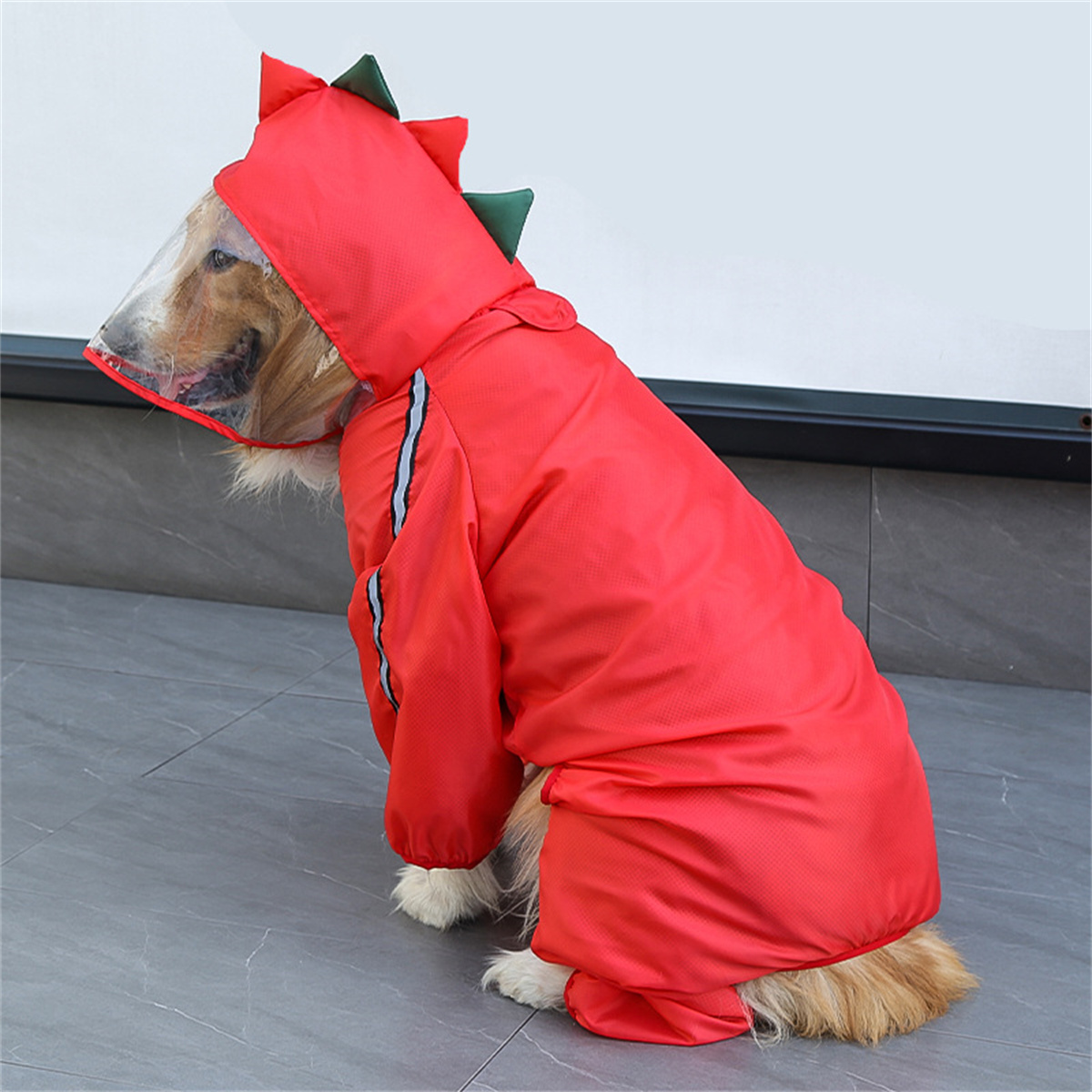 معطف واق من المطر للكلاب مقاوم - مراجعة Dog Raincoat وسعره