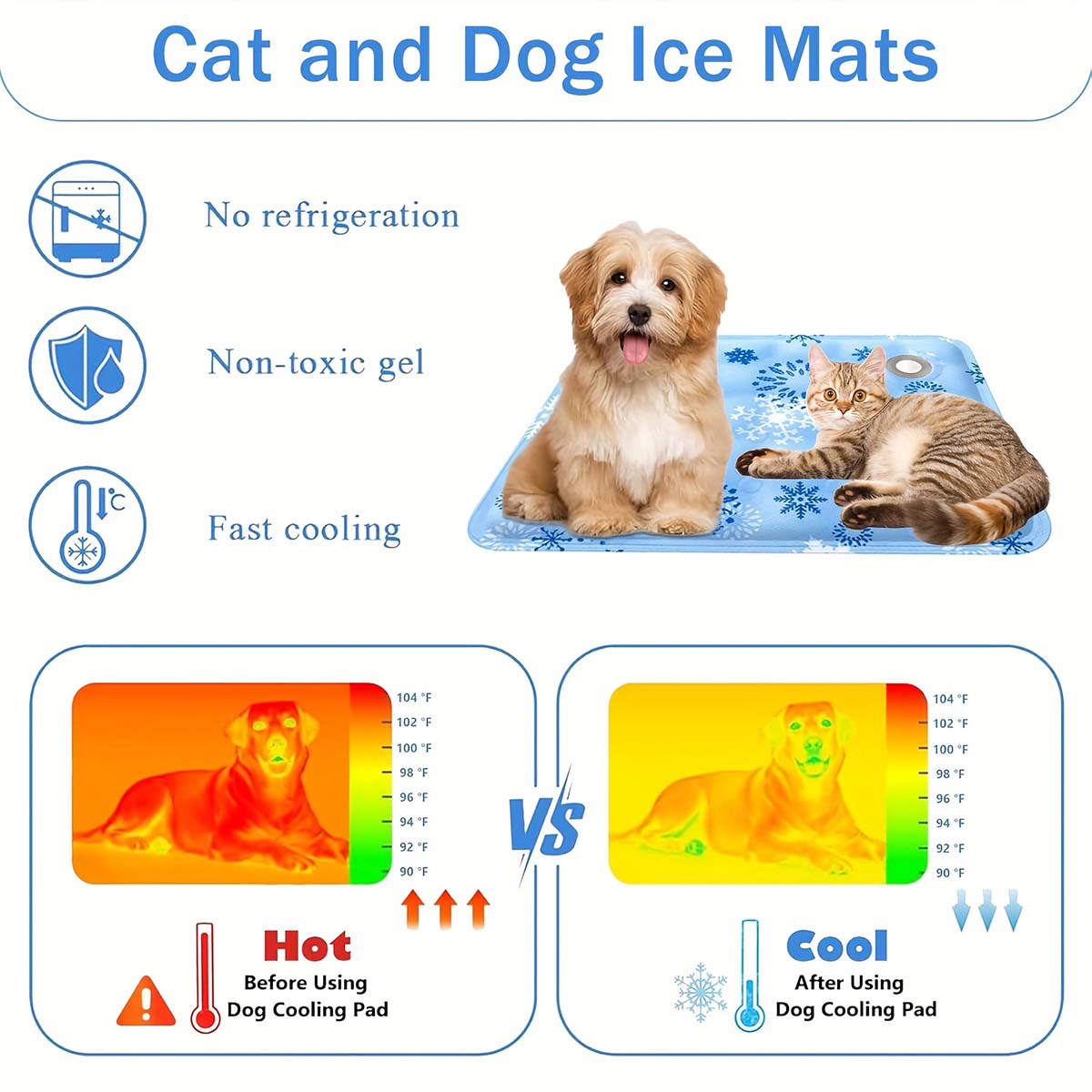حصيرة صيفية للحيوانات الأليفة، - مراجعة Pet Supplies App وسعره