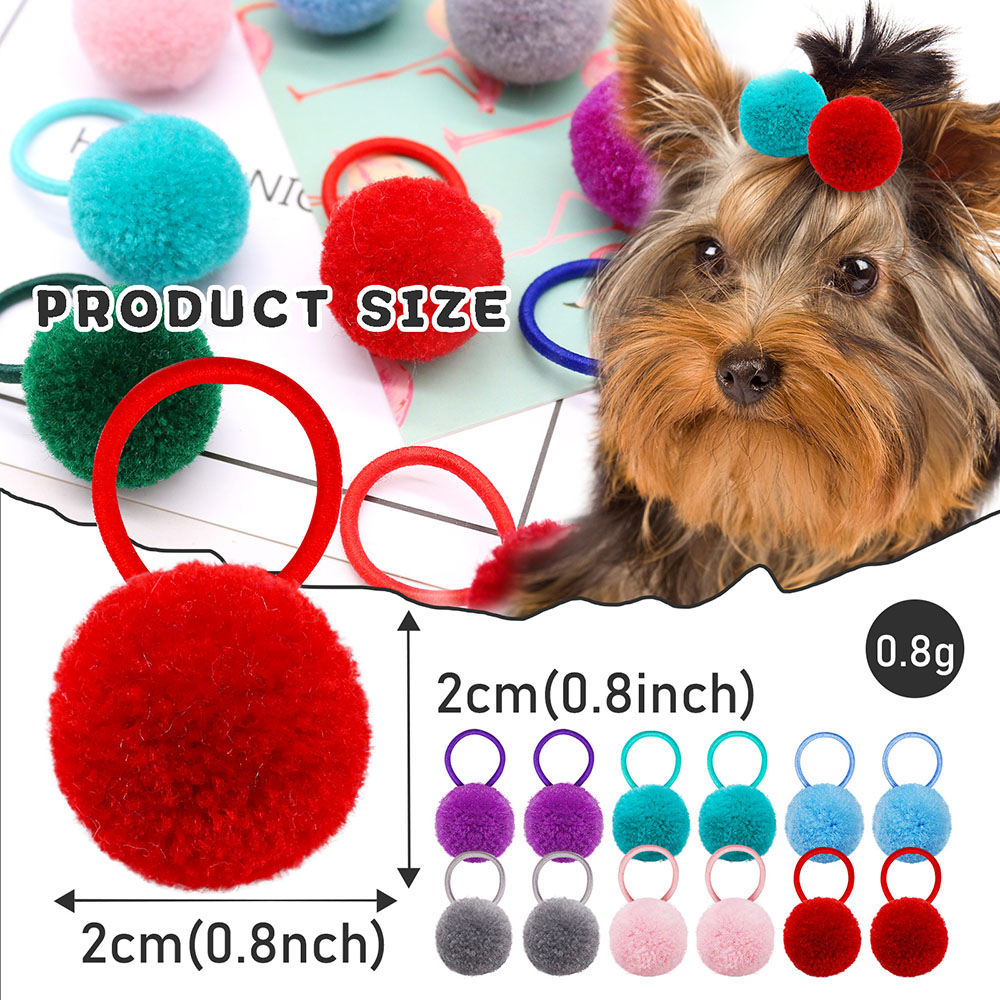 10 قطعة اكسسوارات الشعر المطاط - مراجعة Pet Supplies Pet Shop وسعره